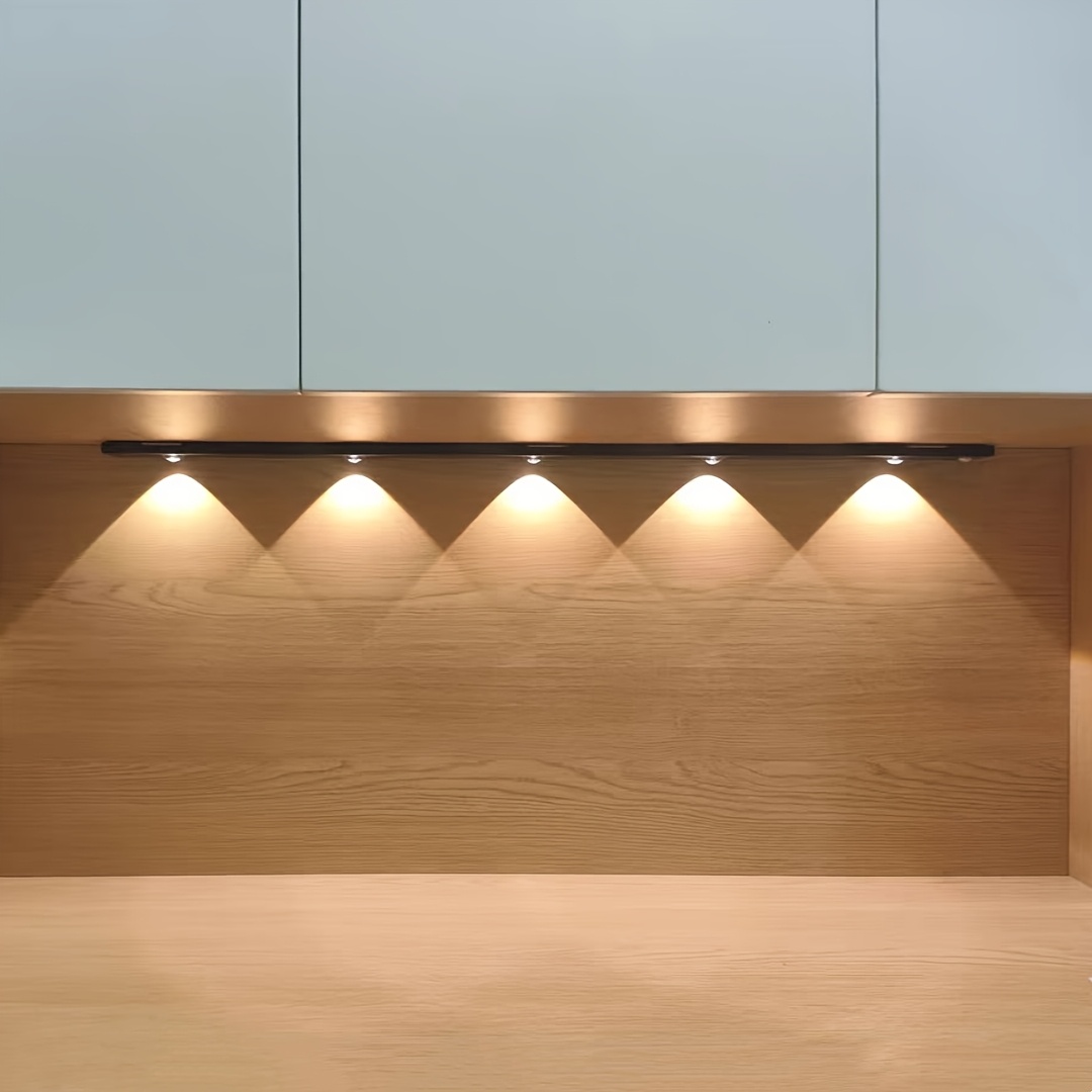 1pc modern led motion sensor cabinet light magnetic usb - Temu