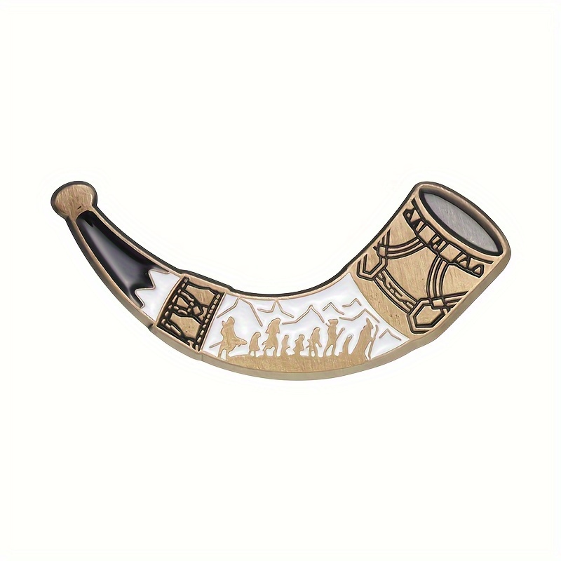 Unique Cartoon Film-inspired Alloy Brooch - Versatile & Decorative Pin For