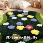 runner rug bath mat non slip ultra soft absorbent aesthetic decor shaggy tufted flower extra long bath rugs for bathroom floor shower washable dry and home decor 24 x 47inch