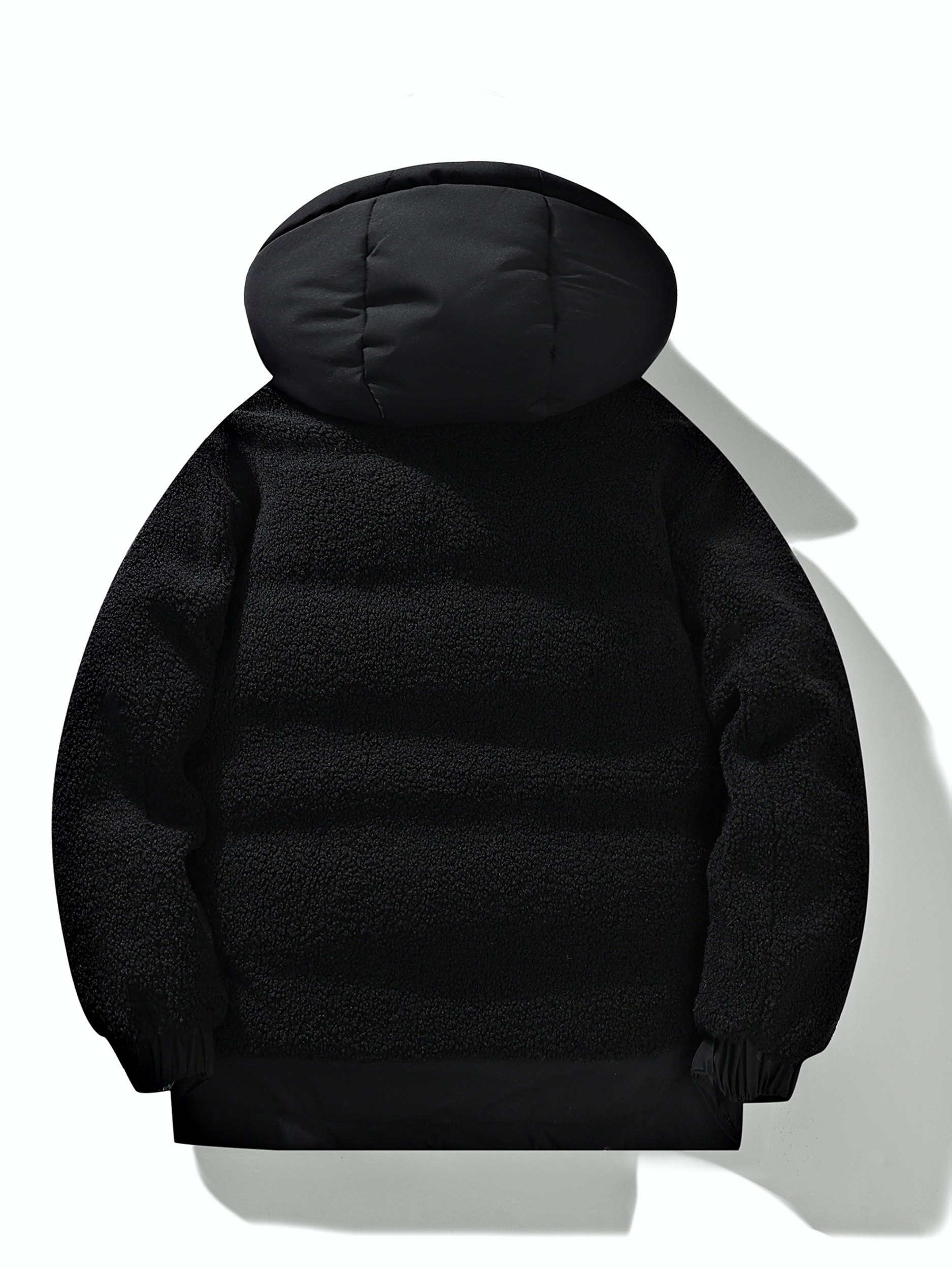 Men's Plus Size Thick Padded Hooded Jacket