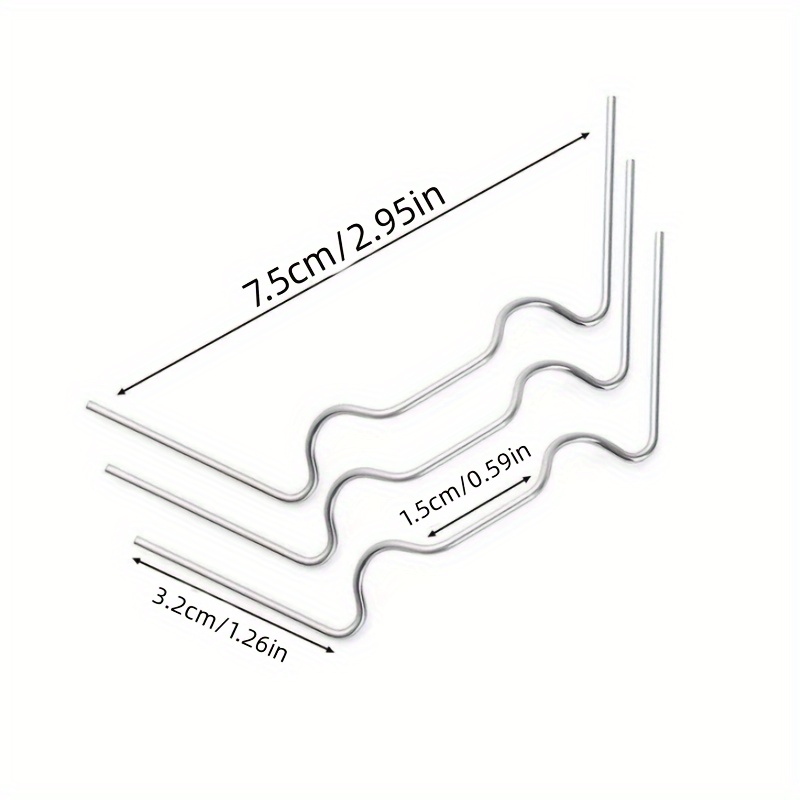 150 Pièces Pinces Serre Serre En Acier Inoxydable - Clips W, Z Et Supports Pour Vitrage Serre