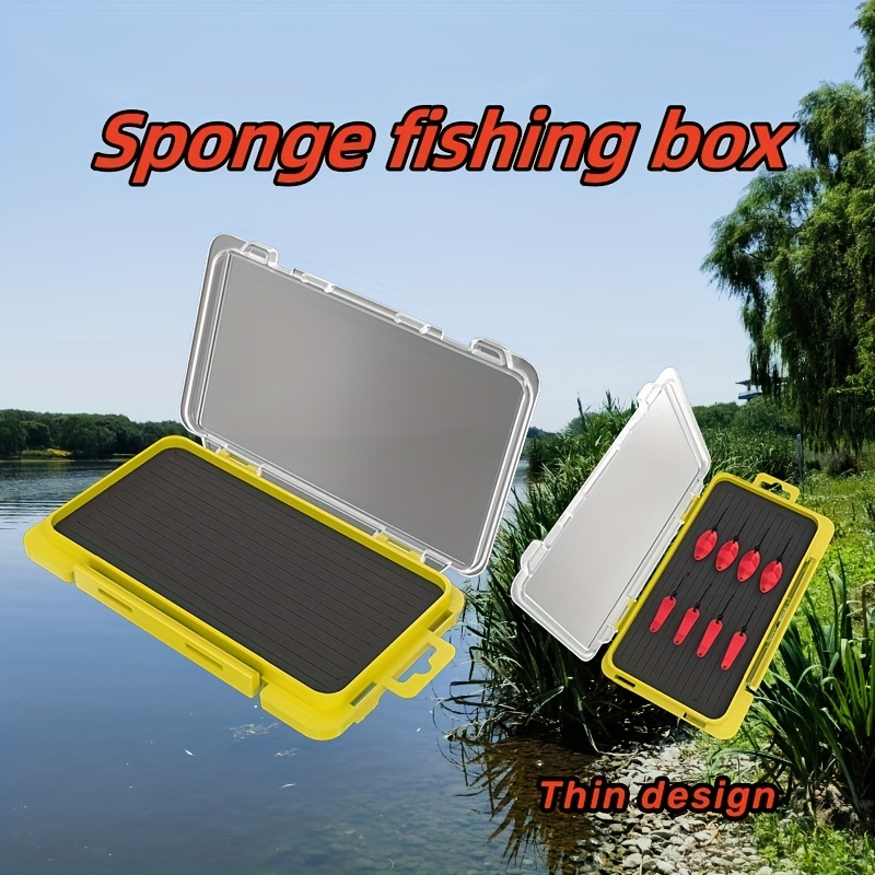 1pc Portable Fly Box, Jig Head Hook Storage Case, Outdoor Fishing Supply