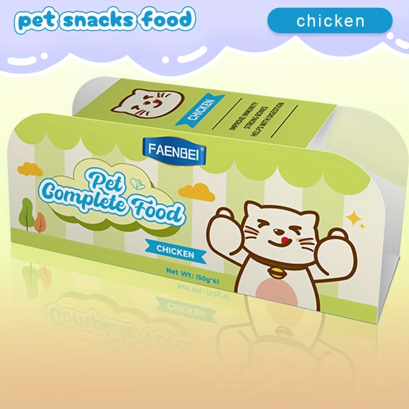 High-quality Chicken Cat Food | Set Of 6 Cans | Over 45% Protein | Rated 4.9