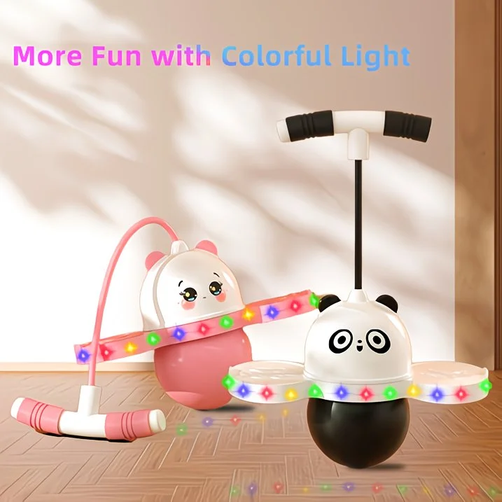 LED Pogo Ball with Balance Board for Kids and Adults – detail 4