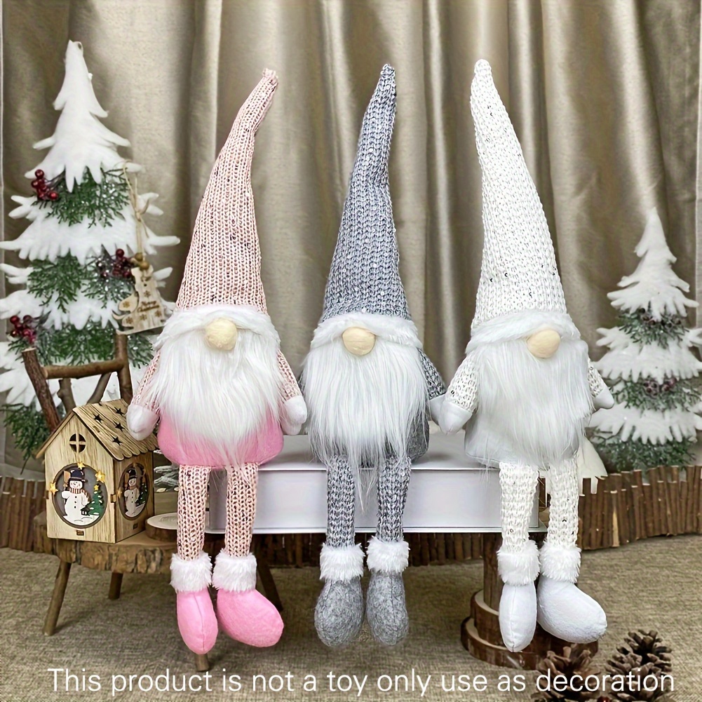 Plush Gnome Christmas Decorations Handmade Swedish Faceless - Temu