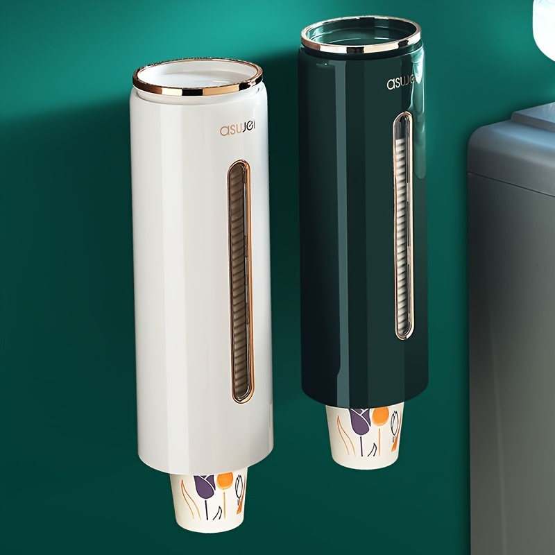 

Cup Dispenser - No-drill, -mounted Cup For