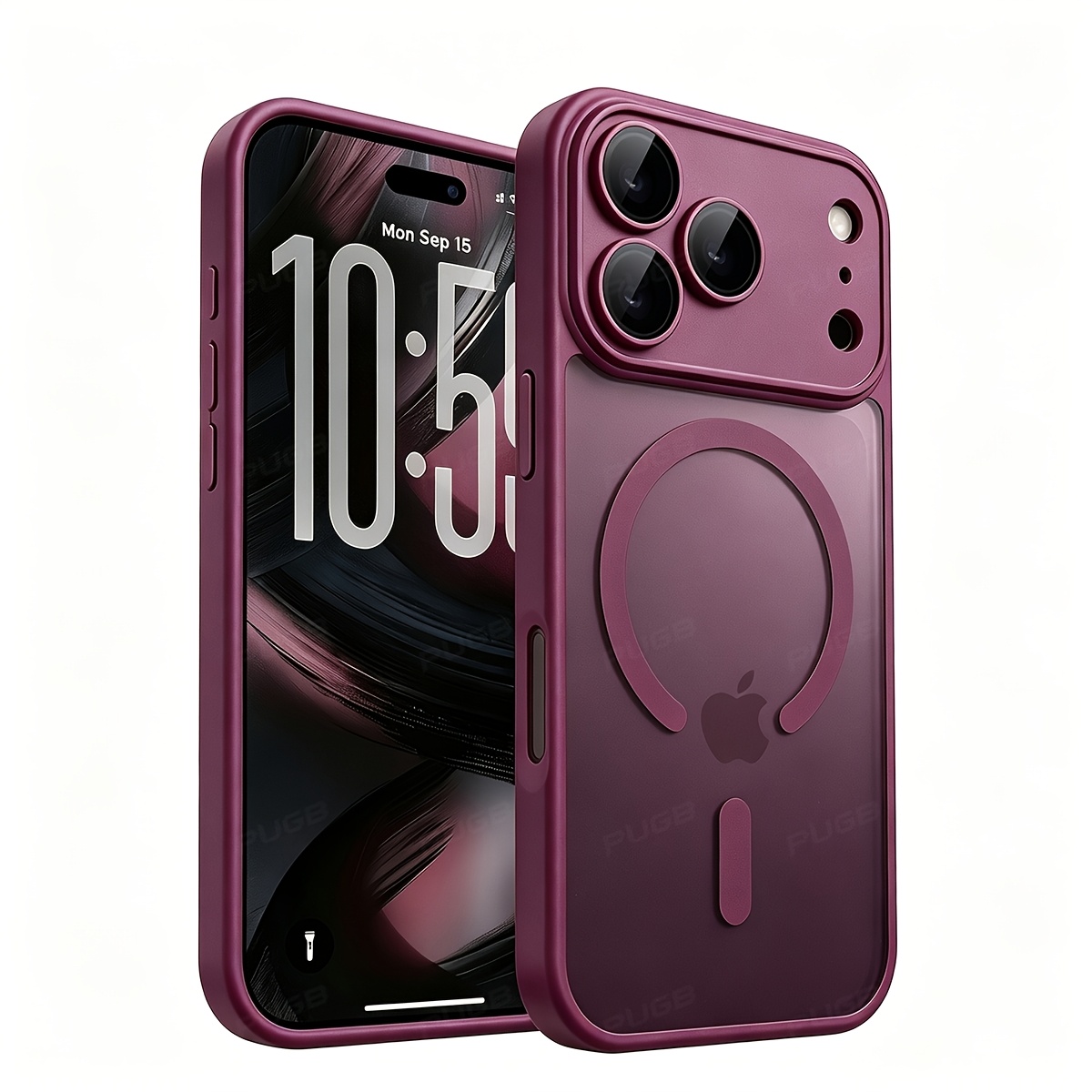 TEMU Phone Case - New Luxury Minimalist Matte Translucent Magnetic Phone Case For Iphone 18 17 16 15 14 Pro Max 18pro Wireless Charging