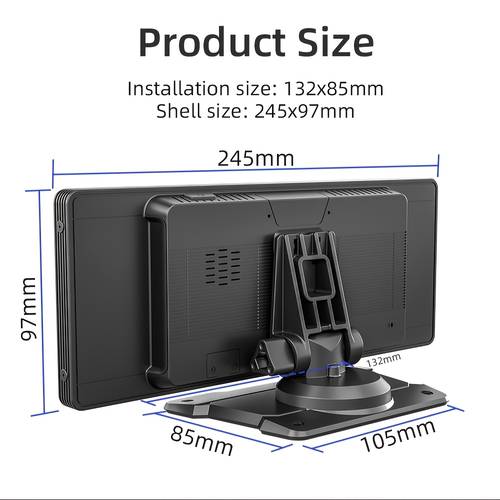 10 26 car stereo for android auto hd video fm transmitter usb tf card slot smart voice control for vehicles aux portable multimedia player