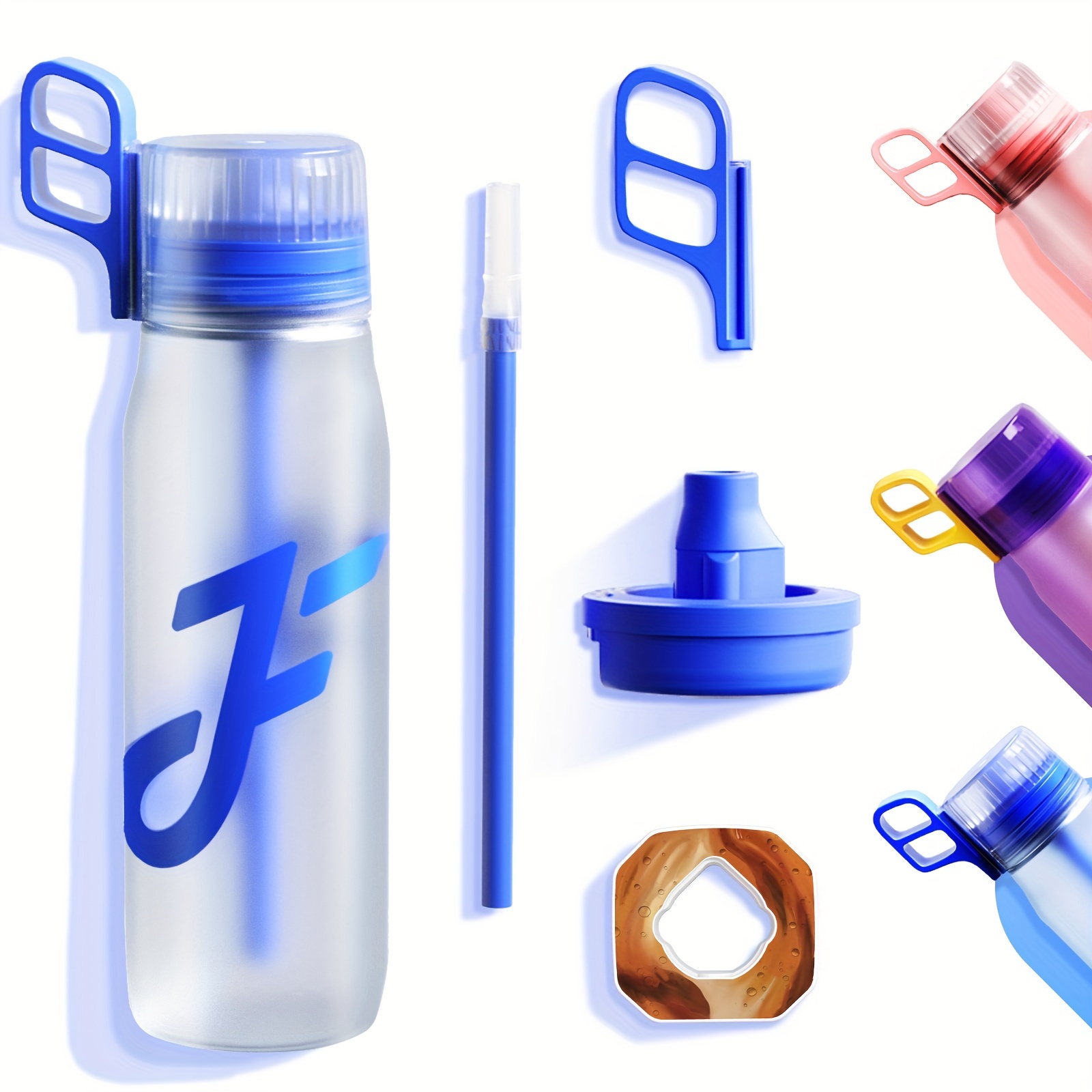 650ML BPA Free Flavored Sports Air Avex Water Bottle Starter Set