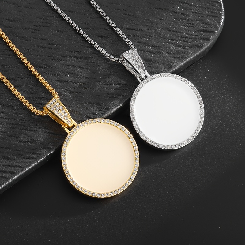 

Circle-shaped Photo Pendant Necklace - Unique Fashion Jewelry For Women, Perfect Gift For Her, Wife, Mother Or Girlfriend