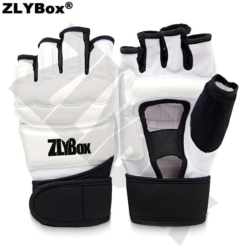 Image of Boxing Gloves For Adults, Men And Women, Universal Half-finger Fighting Gloves, Professional Combat Training Gloves, Gym Club Training Equipment For Fitness And Sports
