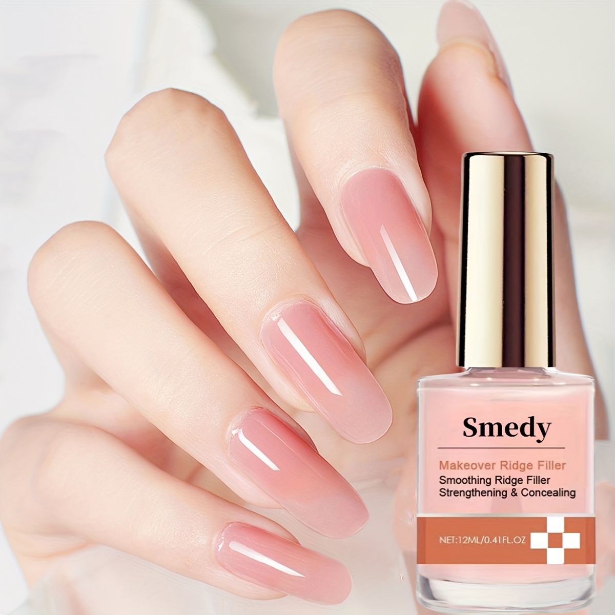 naturtöntad rosa nagelstärkare keratin införd - Temu Sweden