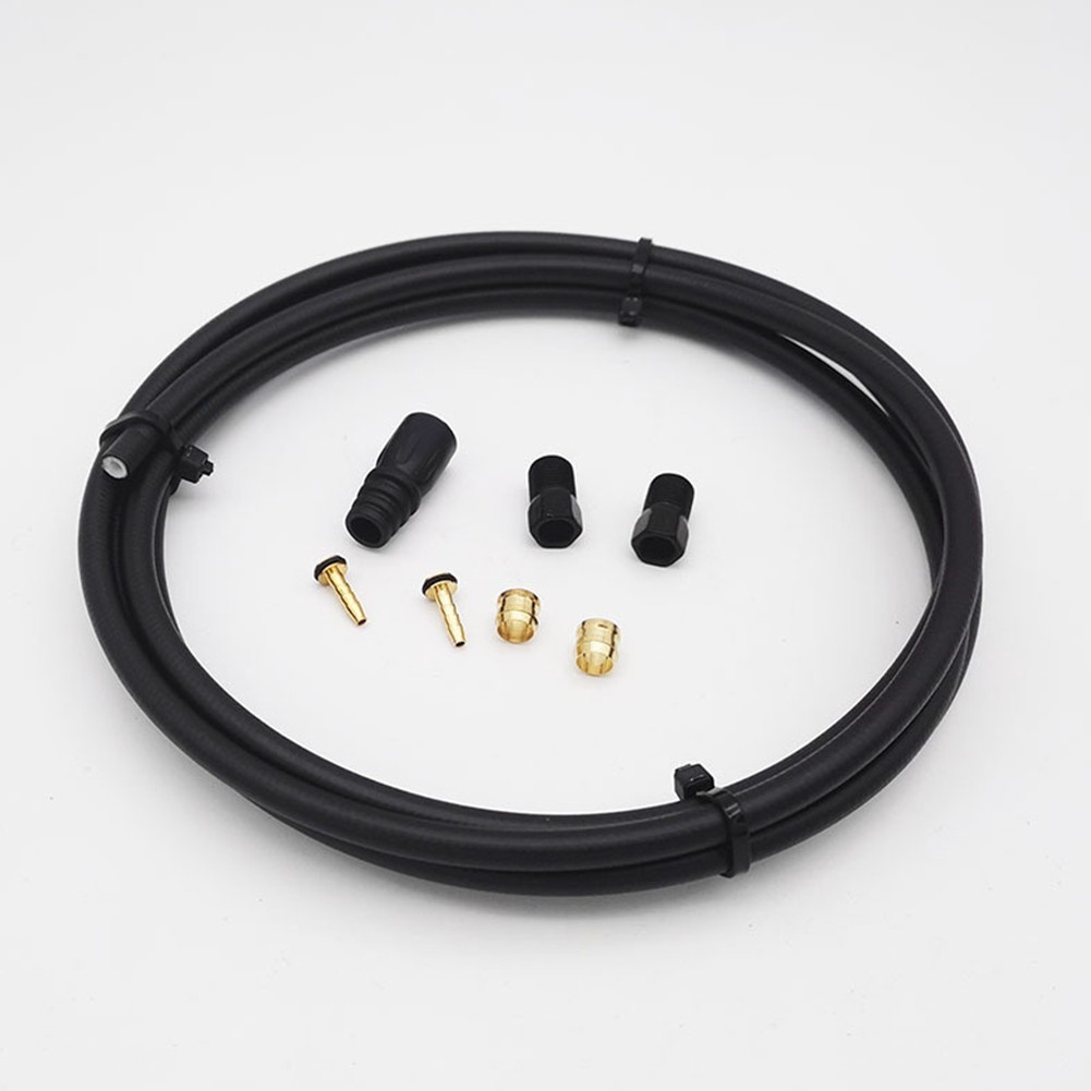 item picture hydraulic disc brake hose tube 1 8 m nylon coated plastic for   for mountain bike