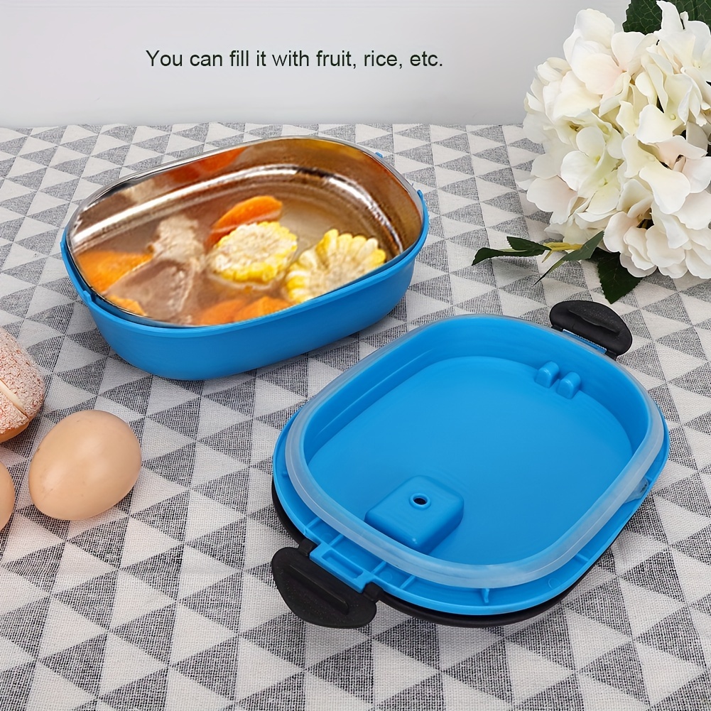 

900ml Portable Single Layer Insulation Thermal Stainless Steel Lunch Box Food Container