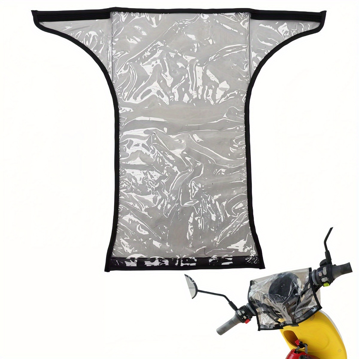 TEMU Motorcycle Dashboard Waterproof Cover, Scooter Front , Electric Bike Dashboard Protector, Waterproof, Rainproof, And , Outdoor Cycling Accessory