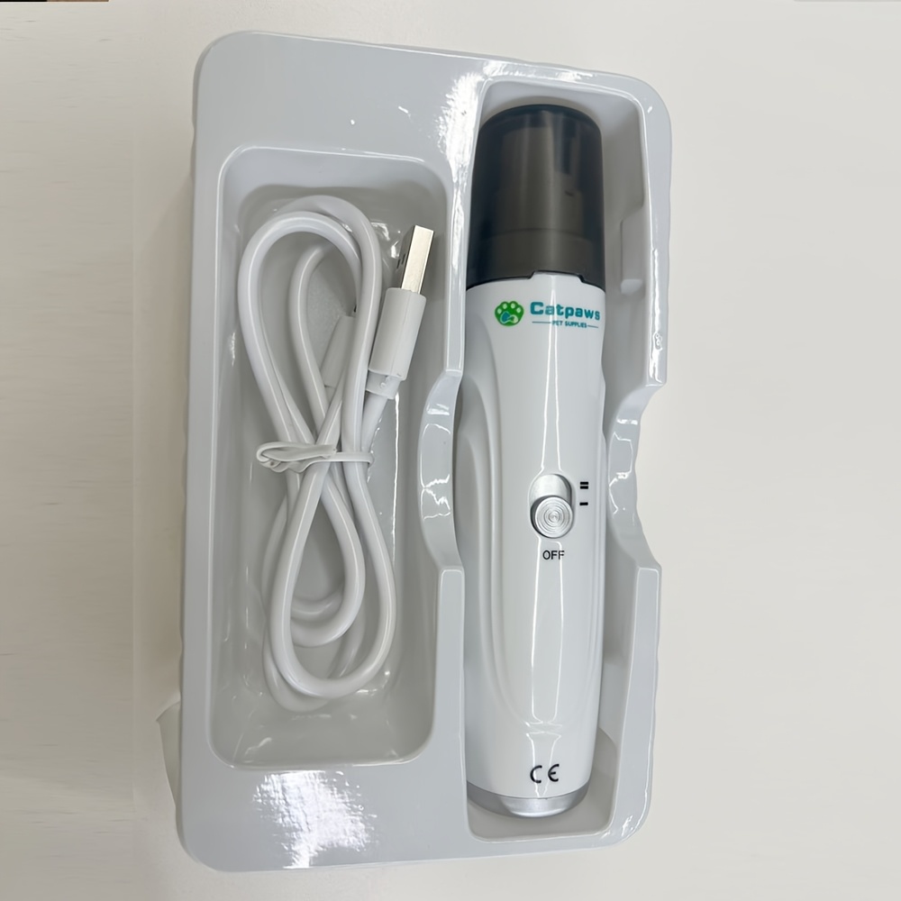 电动宠物指甲研磨机 usb 充电式电动狗指甲剪刀安静电动狗猫爪指甲修剪器工具 详情 8