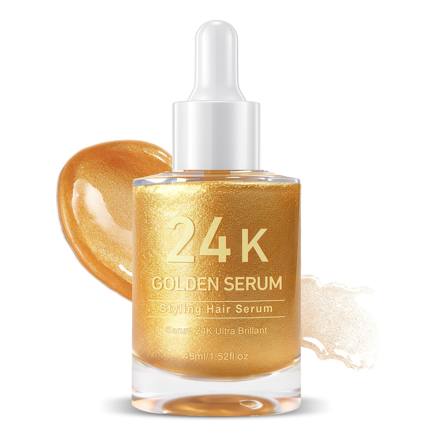 Image of Hair 24k Luminous Shimmer High Gloss Styling , 10-in-1 Air , Soften Hair With Almond Oil And Macadamia Nut Oil, Reduce Hair And Damage, Suitable For All Hair