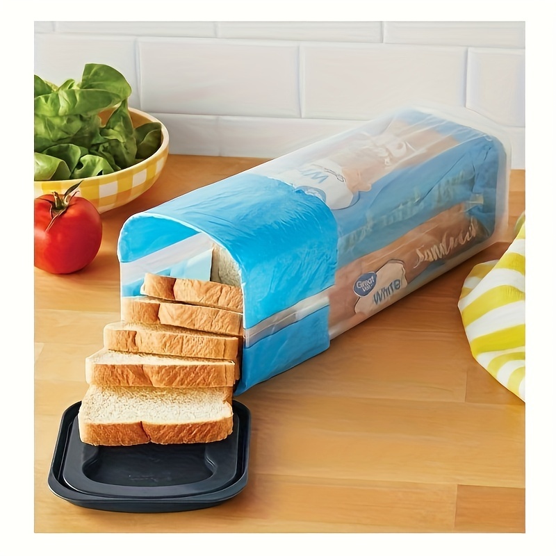 

1pc Bread Box, Innovative Design Plastic Bread Storage Retainer, Keeping Bread Fresh For Longer, Making Every Bite Fresh And Delicious