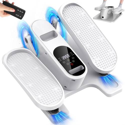 12 speed under desk elliptical exercise machine ellipse leg exerciser smooth quiet fully assembled electric leg exerciser while sitting for seniors portable seated pedal exerciser with remote for effortless home workouts