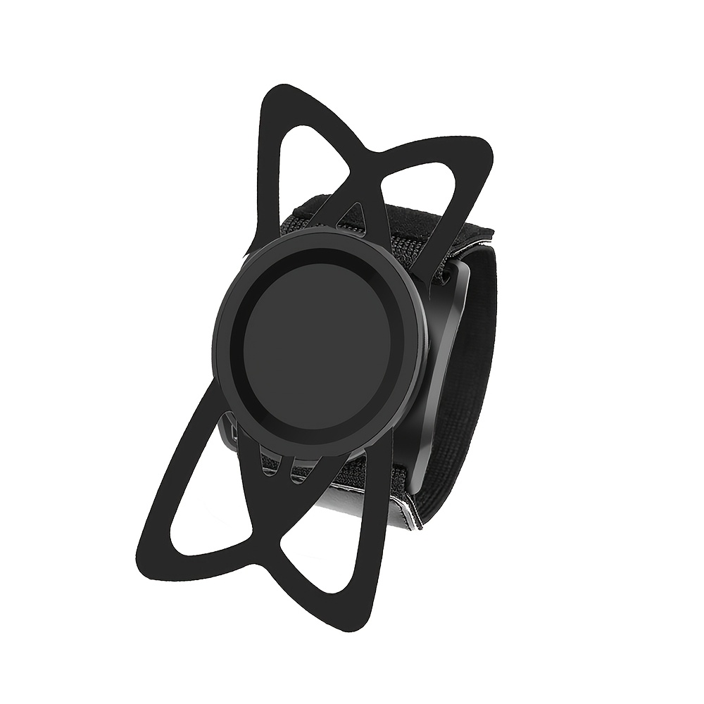TEMU Magnetic Arm Phone Holder For Running, Cell Phone Mount Fixed With Silicone Elastic Strap, Adjustable Armband Bracket For Cycling Gym Workout