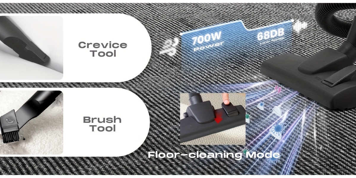 cylinder vac with 5m cord metal telescopic tube and floor brush for hard floors and carpets motor protection details 1