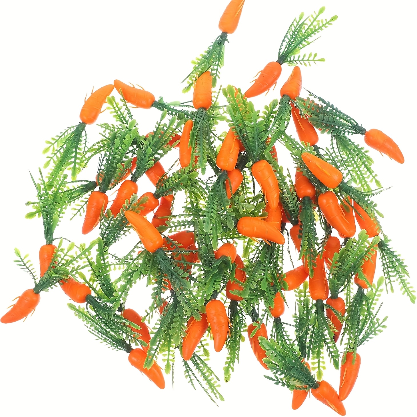 

10pcs Red Simulated Vegetables, Plastic Bunny Carrots For Easter Cake Decorations, Home Party Favors, And Crafts, Small, Cake Decorations