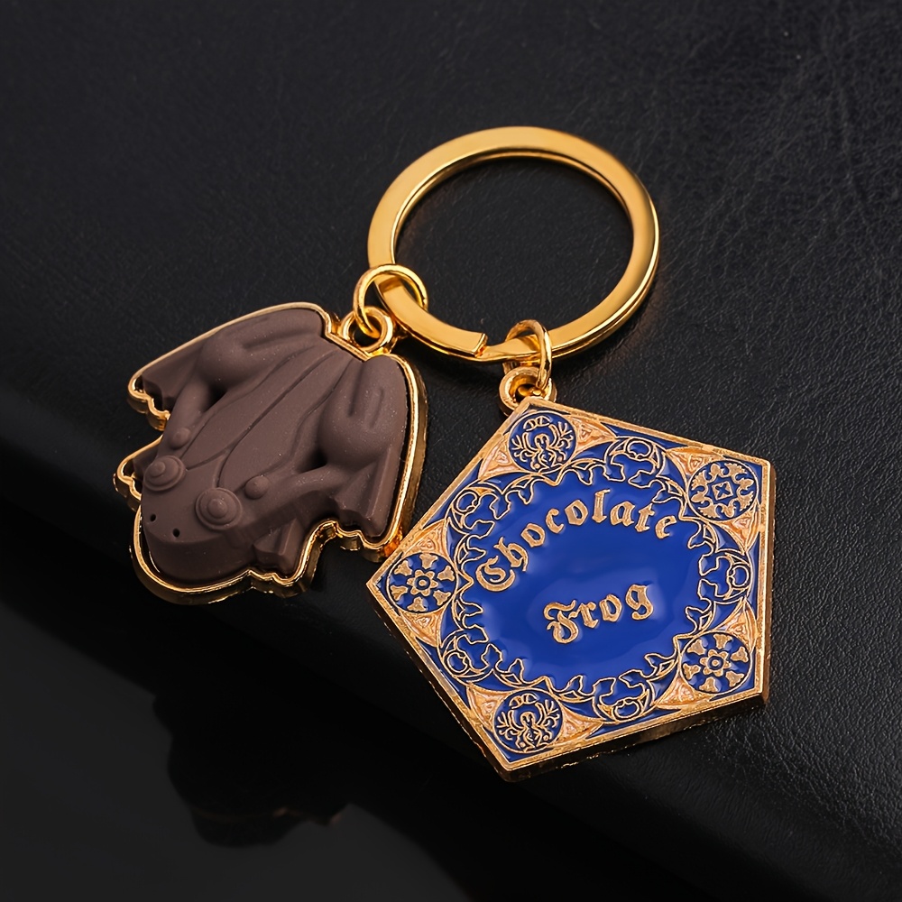 TEMU Llavero dorado de rana clásica de , 1 pieza, adorno de cadena para llavero de de magia, colección de cosplay, joyería, regalos