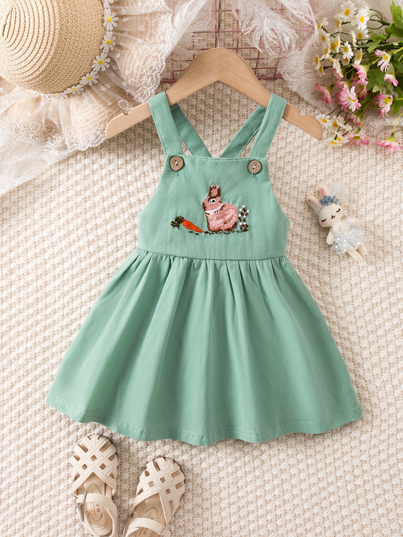 dearly embroidered mini dress Sunrise Lily Field Embroidered Mini Dress main image 0