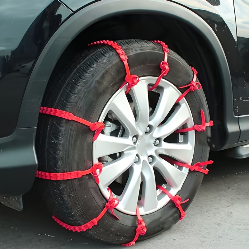 2pcs Car Wheel Anti Skid Pad Plate Plastic Auto Traction Mat Tire Grip Aid