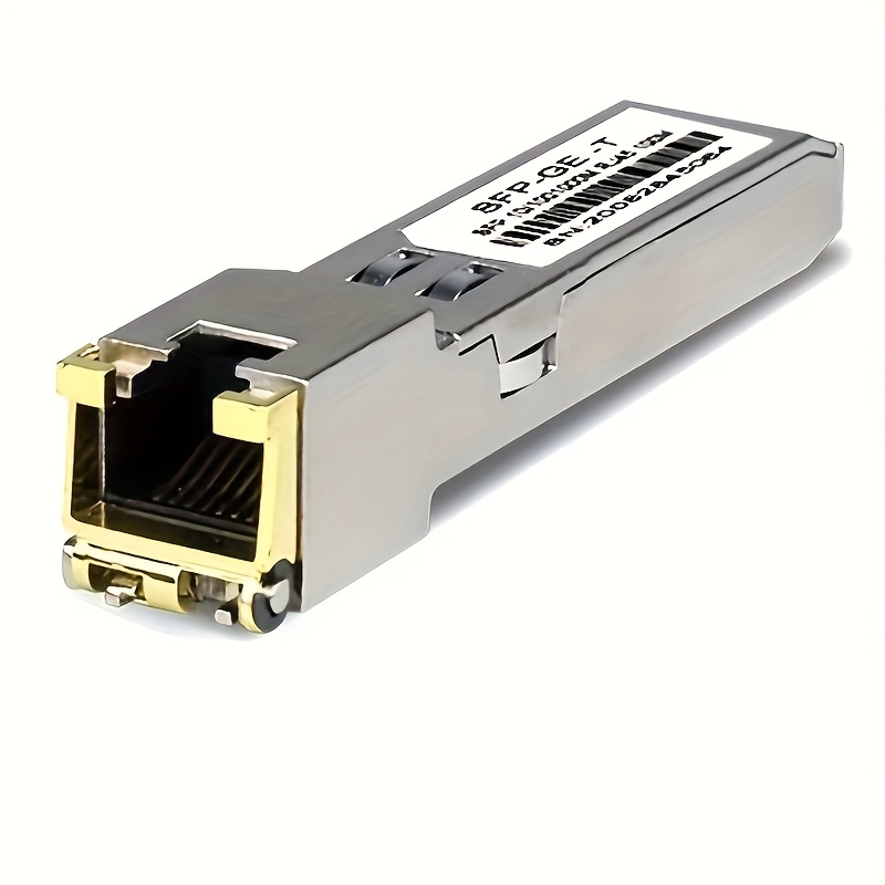 

Gigabit Rj45 Sfp Transceiver Module - 10//1000mbps, 100m Range, Compatible With & Switches