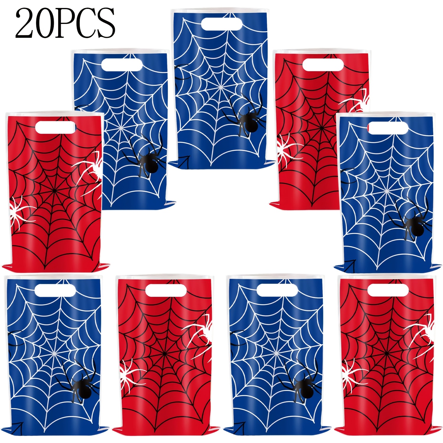 TEMU Gift For Her/him 20pcs Theme Gift Bags, Reusable Party Favor Bags, Suitable For Boys And Girls Birthday Celebrations, Size 9.8 × 6.7 Inches,