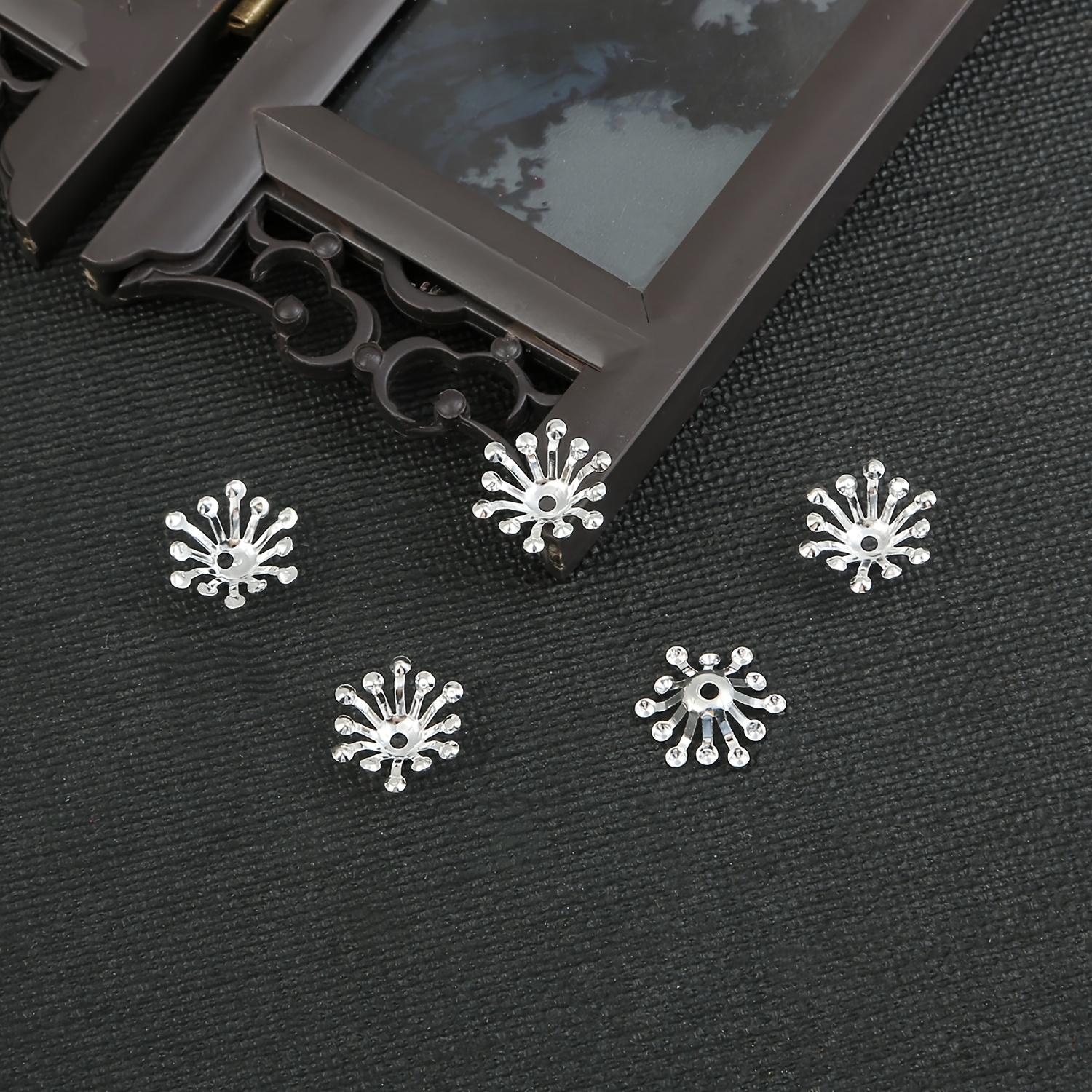 30/60pcs Flower Shaped Sewing Fasteners for Crafts