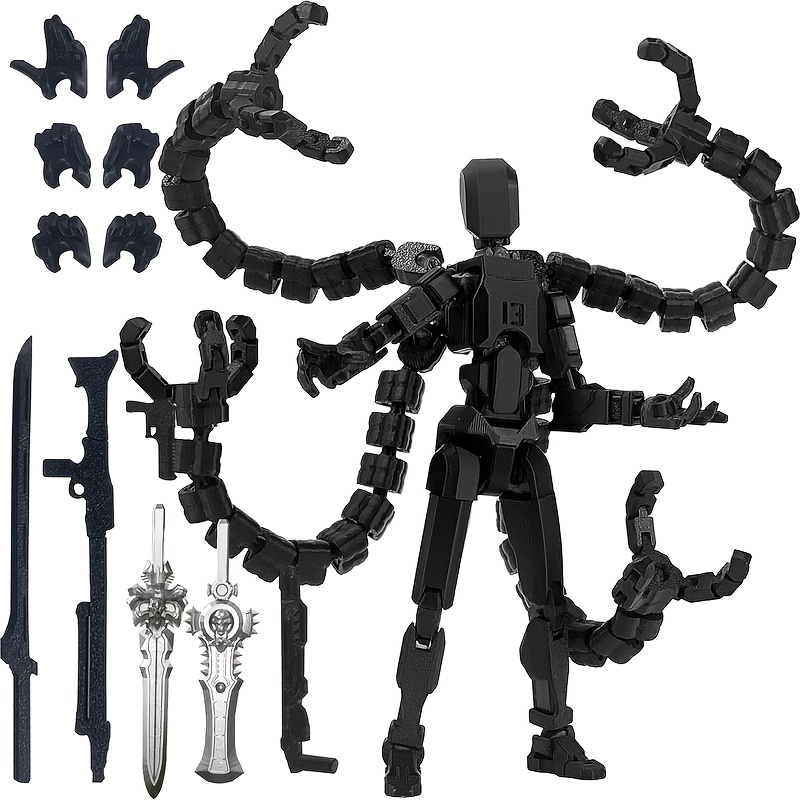 assembly completed 3d printedt13 action figure 3d printed - Temu