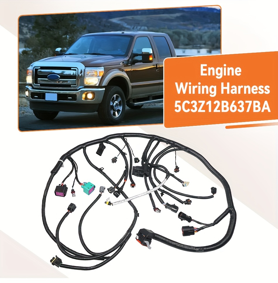 Carmocar Engine Wiring Harness For Ford Super Duty 2005-2007 6.0L – Direct Replacement 5C3Z-12B637-BA