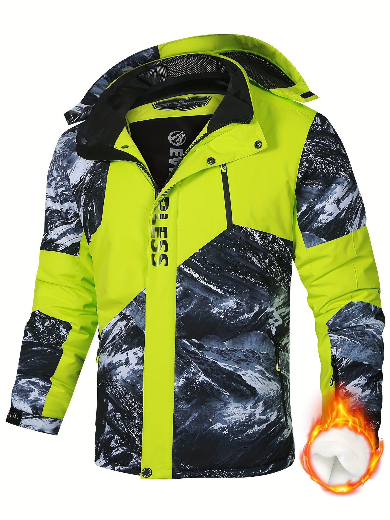 giacca sci cappuccio termica softshell Temu Switzerland