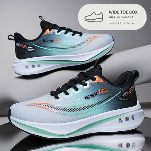 immagine dell'articolo scarpe da su da con vestibilità extra – leggere e traspiranti con e ammortizzata, adatte sia per su che allaperto. scarpe multifunzionali antiscivolo, per maratone, triathlon, trail running, allenamento ciclistico, in palestra