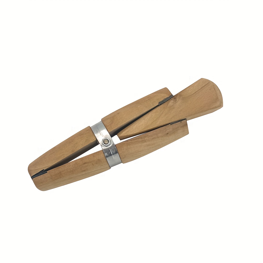 Image of Wood Jewelers Holder, Wooden Ring Clamp, Wooden Bench Jewelers Holder Jewelry Making Professional Hand Tool Wire Clamp For Jewelry Making Stone Setting Engraving