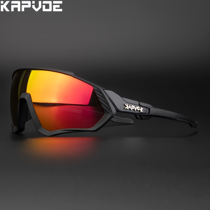 

Kapvoe Sports Cycling Glasses, Mtb Mountain Bike Cycling For Men And Women, Outdoor Bicycle Riding Eyewear, Bike Racing Driving Fishing Glasses Golf Baseball Hiking Bike Goggles