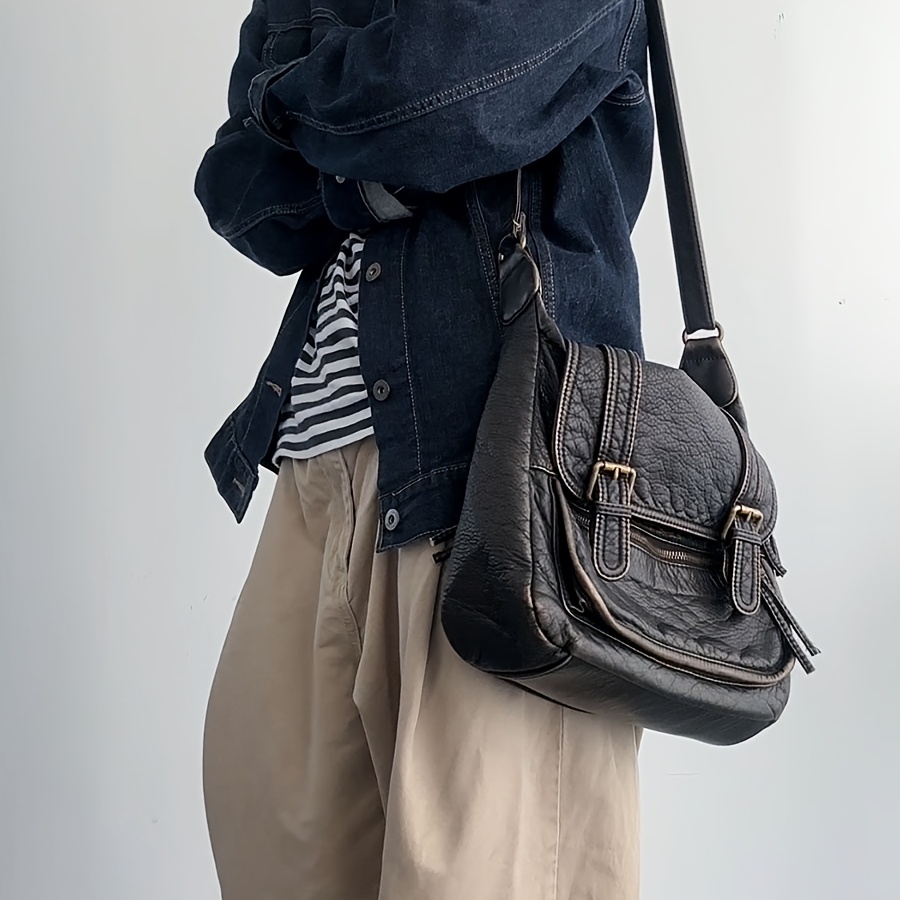 【Y2K】TOUGH archive shoulder bag gimmick MIFJNF Y2K Punk Shoulder Bag Handbag Shoulder Purse with
