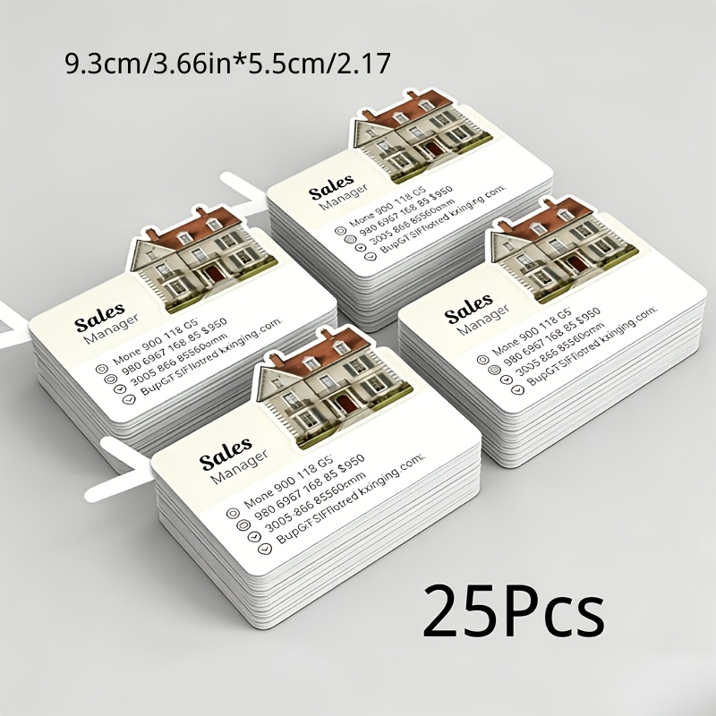 TEMU Custom Magnetic Business Cards, A Unique 2-in-1 Design That Functions As Card And A Refrigerator Magnet, Adhering To Metal Surfaces. The Photo