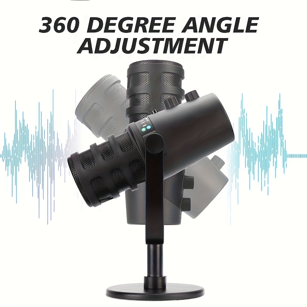   mu530 multi purpose vocal   suitable for mobile computer singing live recording gaming   microphone stand set   details 4