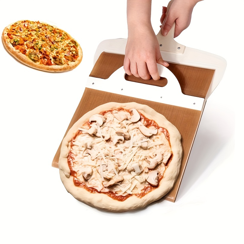 Sliding Pizza Peel - Pala Pizza Scorrevole, The Pizza Peel That Transfers  Pizza Perfectl, Pizza Paddle with Handle, Pizza Spatula Paddle for Indoor 