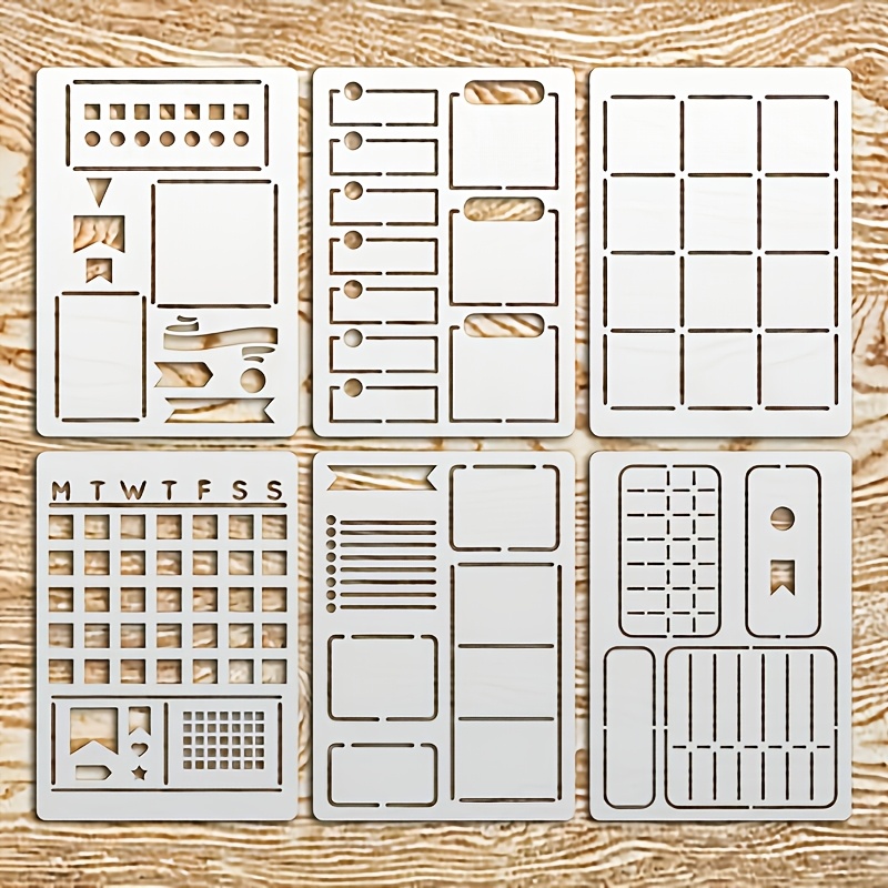 6 Diary Templates, Weekly Plan Layouts, Mid-week Templates, Daily Layout Templates