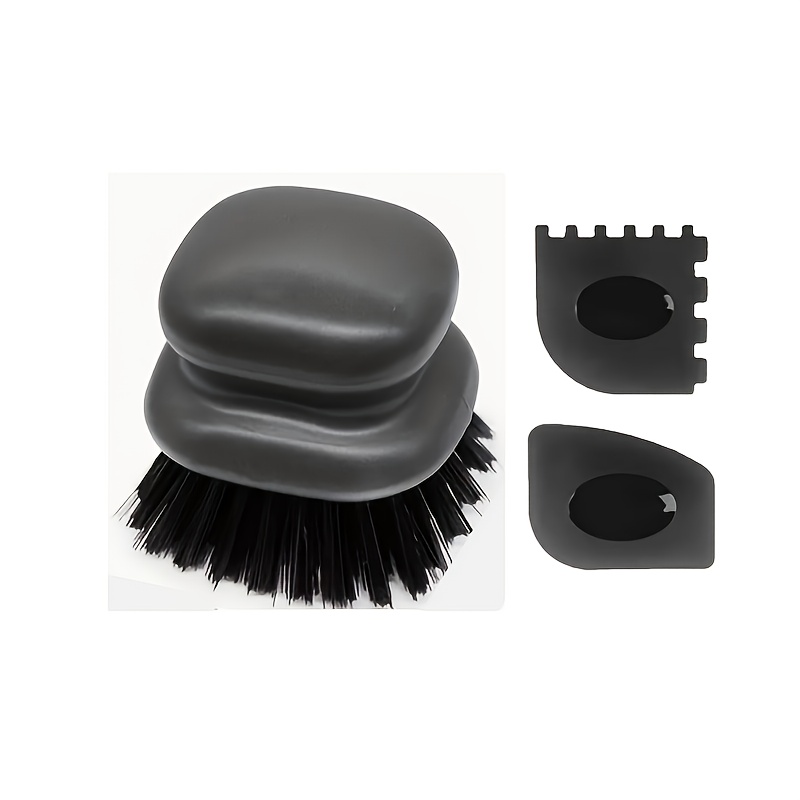 Kitchen Cleaning Brushes With Handle, Kitchen Utensils, Plate Brush) With Scouring Pad