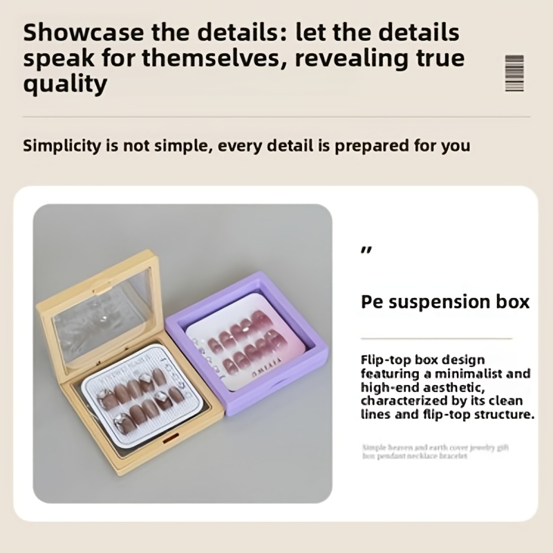 Colorful Transparent Film Suspension Jewelry Box