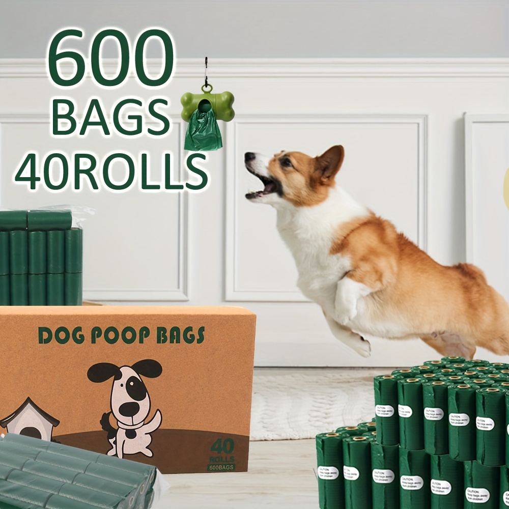 

Dog Poop Bags, Extra Thick Strong Leak Proof Dog Waste Bags Lavender Scented, Pet Cleaning Supplies