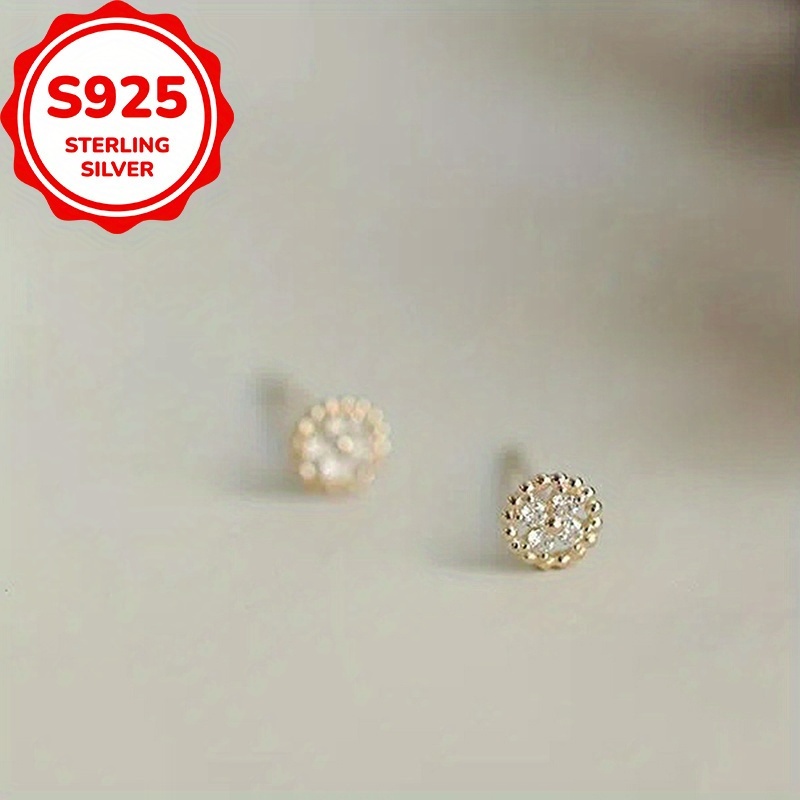 Cute Hollow-Out Four-Leaf Clover Stud Earrings, Sweet Style