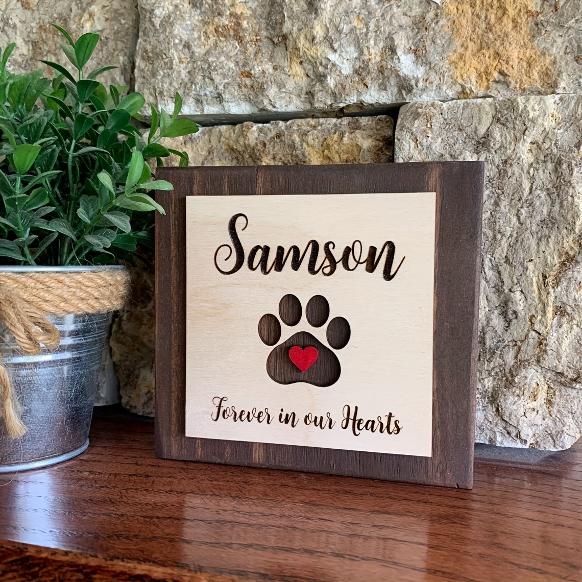 Custom Engraved Memorial Markers for Pets