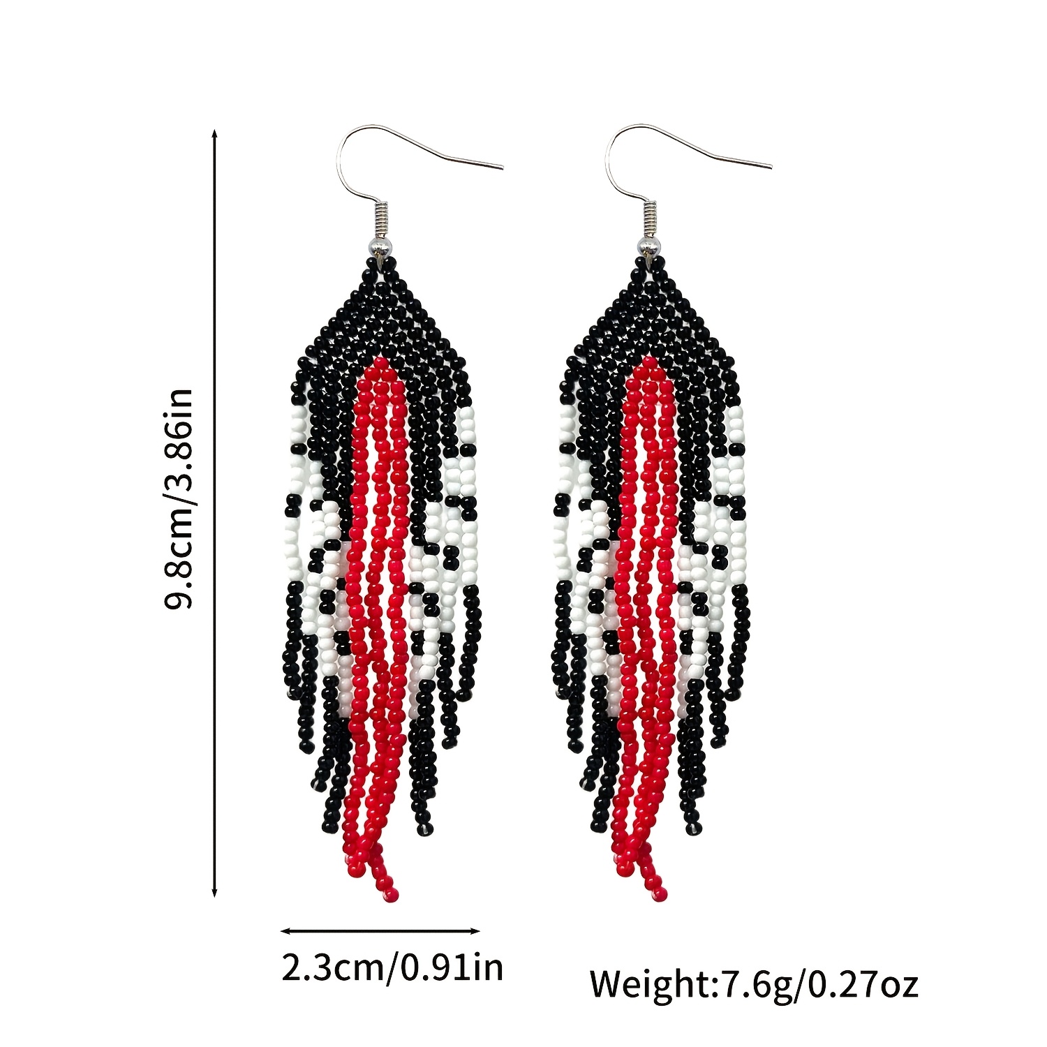 Creative Bohemian Colorful Bead Dangle Earrings