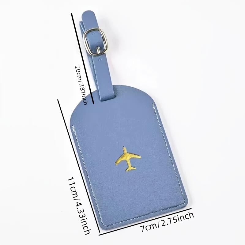 12pcs Custom Engraved Luggage Tag Set in Synthetic Leather